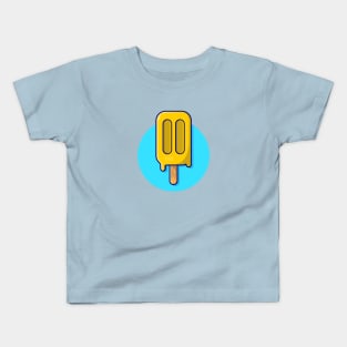 Popsicle Cartoon Vector Icon Illustration (6) Kids T-Shirt